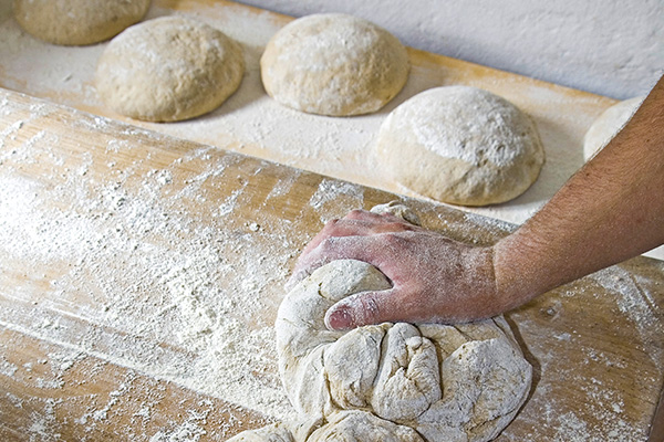 Brotbacken Glentleiten - Teig kneten